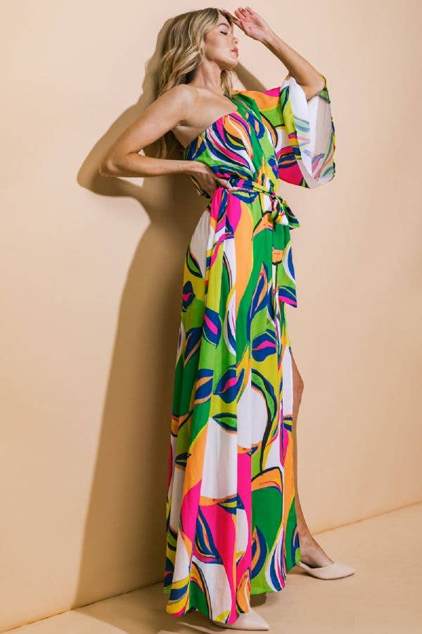 Abito in tessuto stampato - ID20838