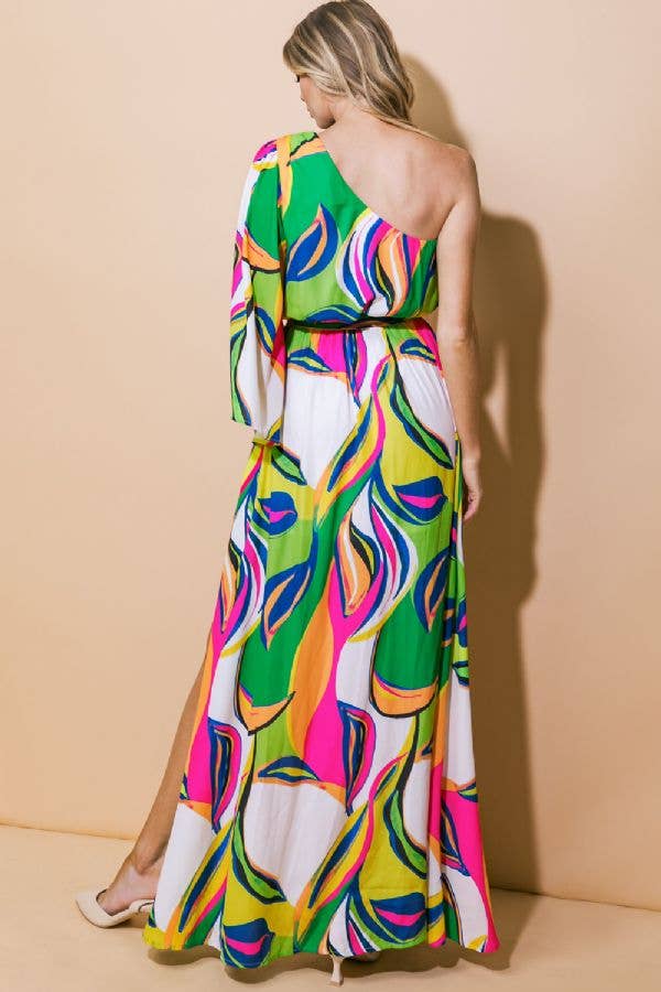 Abito in tessuto stampato - ID20838